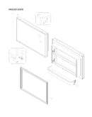Freezer door parts