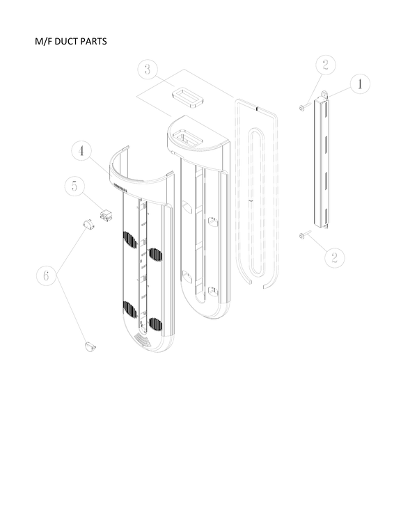 M/F DUCT PARTS