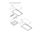 Kenmore 11160615912 full width shelf w/ deli drawer diagram