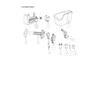 Kenmore 11160615912 ice maker parts diagram