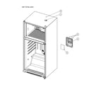 Kenmore 11160612912 refrigerator total assy diagram