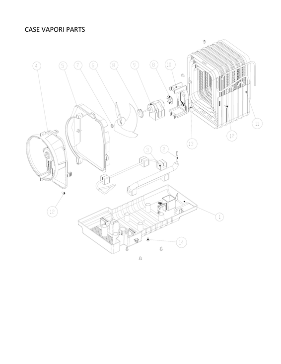 Case vapori parts
