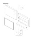 Freezer door parts