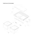Crisper shelf & accessories