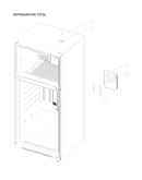Refrigerator total parts