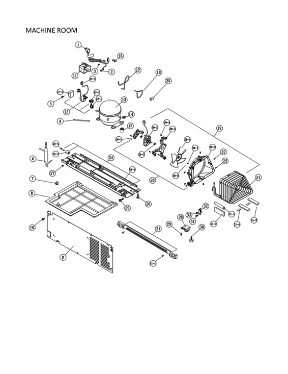 MACHINE ROOM PARTS