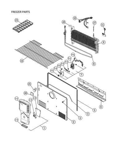 Freezer parts