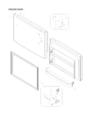 Freezer door parts