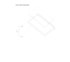 Kenmore 11161209716 1 full, 2 split glass shelf diagram