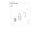 Samsung ME19A7041WS/AA-00 control box assy diagram