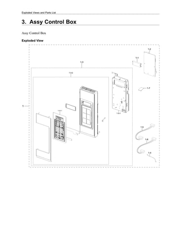 Control box assy