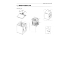 Samsung WA50T5300AC/US-01 main assy diagram