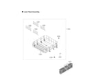 LG LDB4548ST/00 lower rack assy diagram