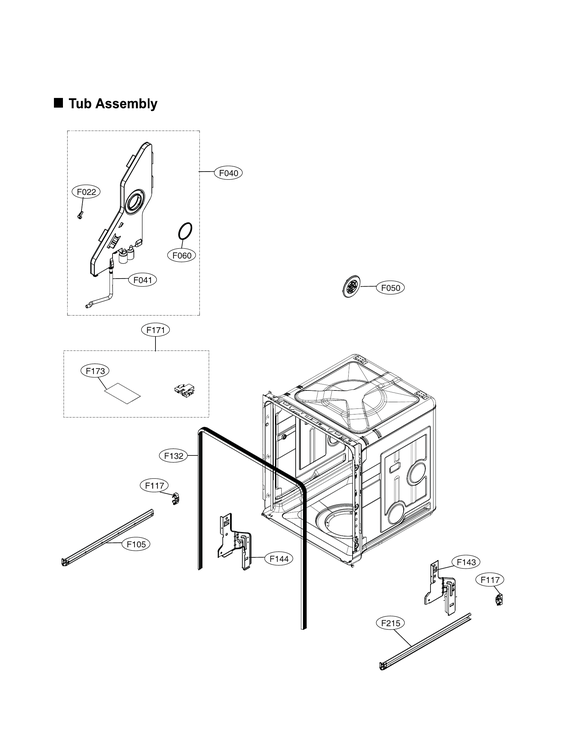 Tub assy