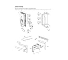 LG LFXS28968S/02 door parts diagram