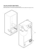 Valve & water tube parts