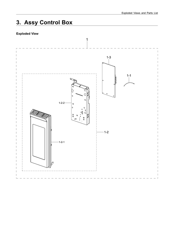 Control box assy