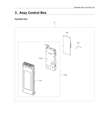 Control box assy