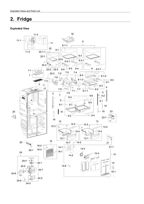 Fridge assy