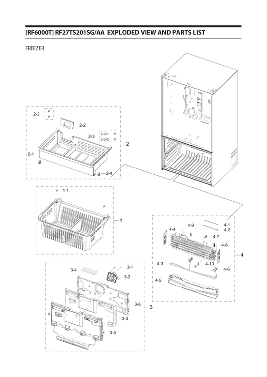 Freezer parts