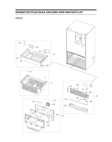 Freezer parts