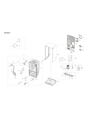 Cabinet 2 parts