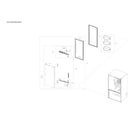 Samsung RF27T5201SG/AA-00 right refrigerator door assy diagram