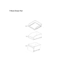Freezer room drawer parts
