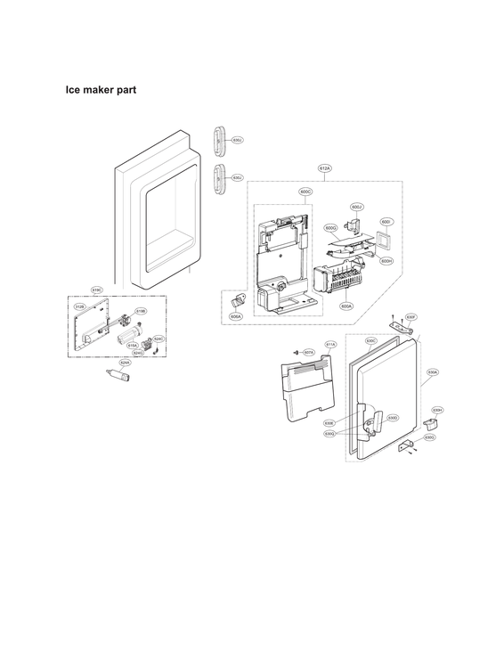 Ice maker parts