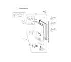 LG LNXC23766D/01 refrigerator room door parts diagram