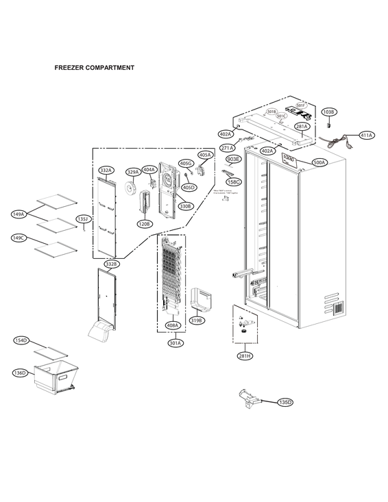 Freezer compartment