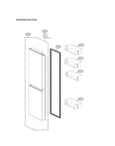 Refrigerator door