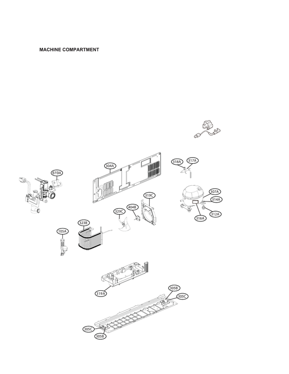 MACHINE COMPARTMENT PARTS