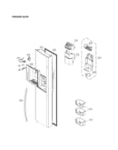 Freezer door parts