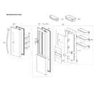 LG LSXC22386S/00 refrigerator door parts diagram
