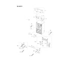Samsung RF27T5501SR/AA-00 cabinet 1 parts diagram