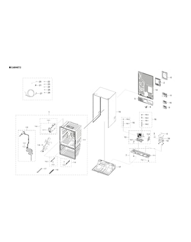 Cabinet 2 parts