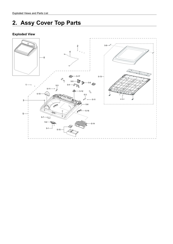 Top cover parts