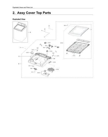 Top cover parts