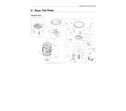 Samsung WA45N3050AW/A4-01 tub parts diagram