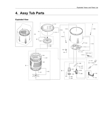 Tub parts