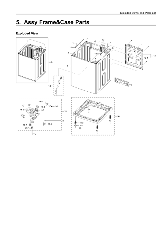 Frame & case parts