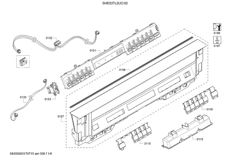 FACIA PANEL/CONTROLLER UNIT