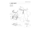 Samsung NE63A6111SB/AA-00 cavity assy diagram