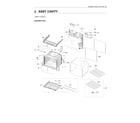 Samsung NE63A6111SS/AA-00 cavity assy diagram