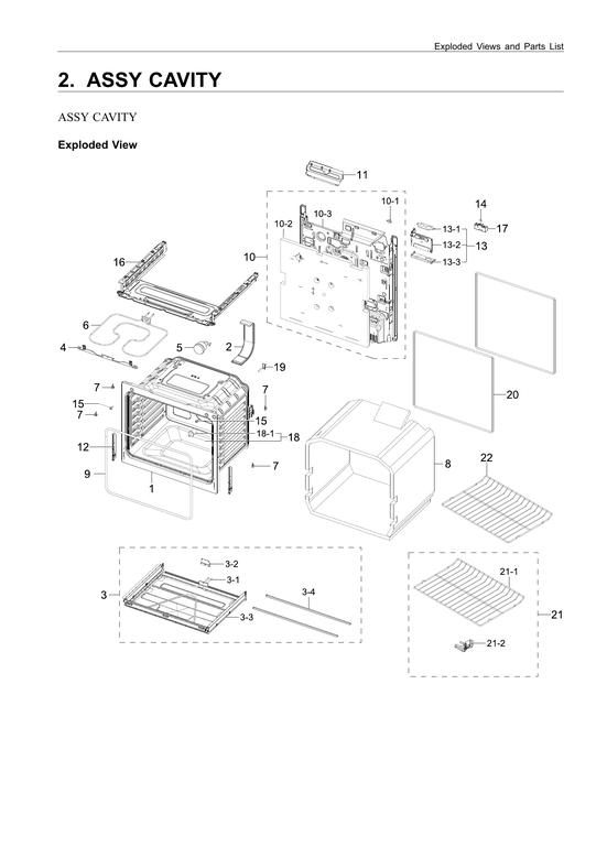 Cavity assy