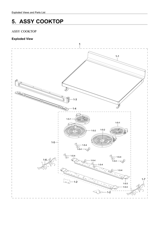 Cooktop assy