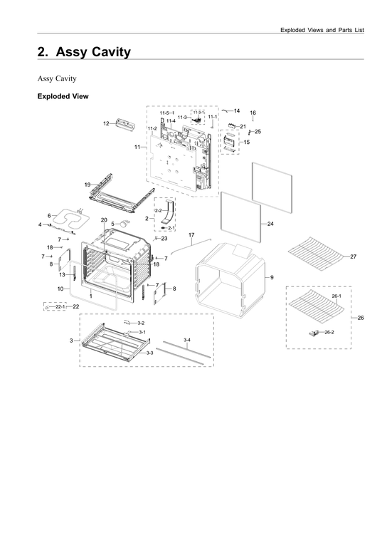 Cavity assy
