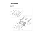 Samsung NE63A6511SB/AA-00 drawer assy diagram