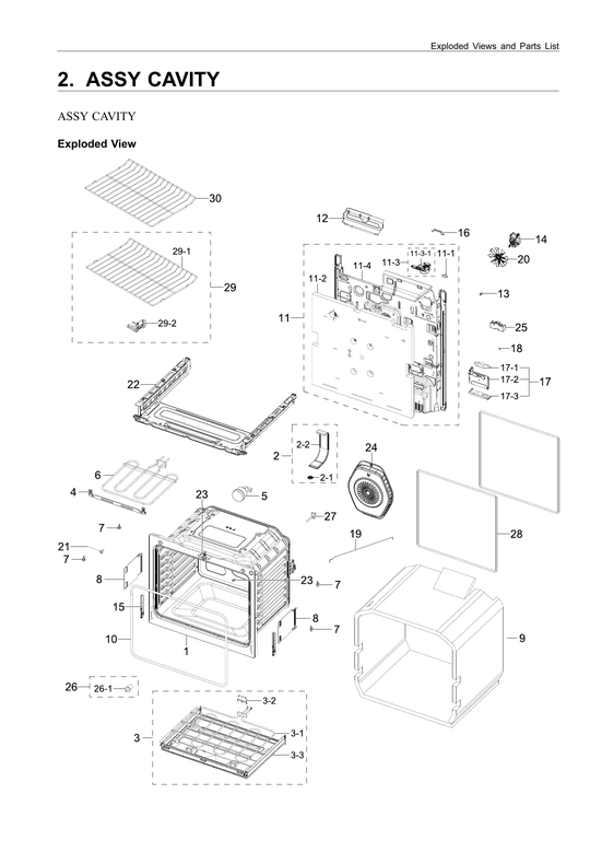Cavity assy
